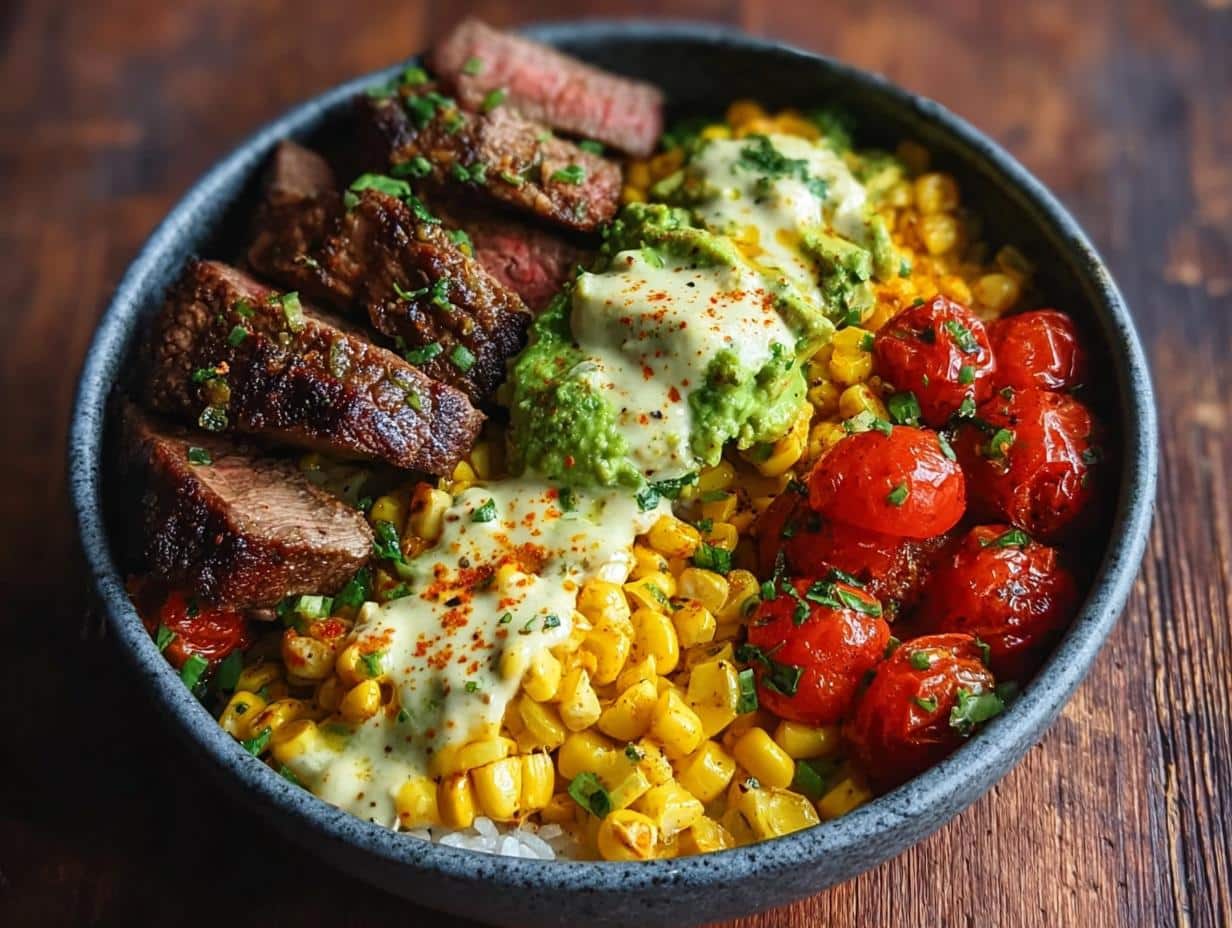 Steak Avocado Corn Bowl: 30 Minute Flavor Explosion - Steak Avocado Corn Bowl - additional detail