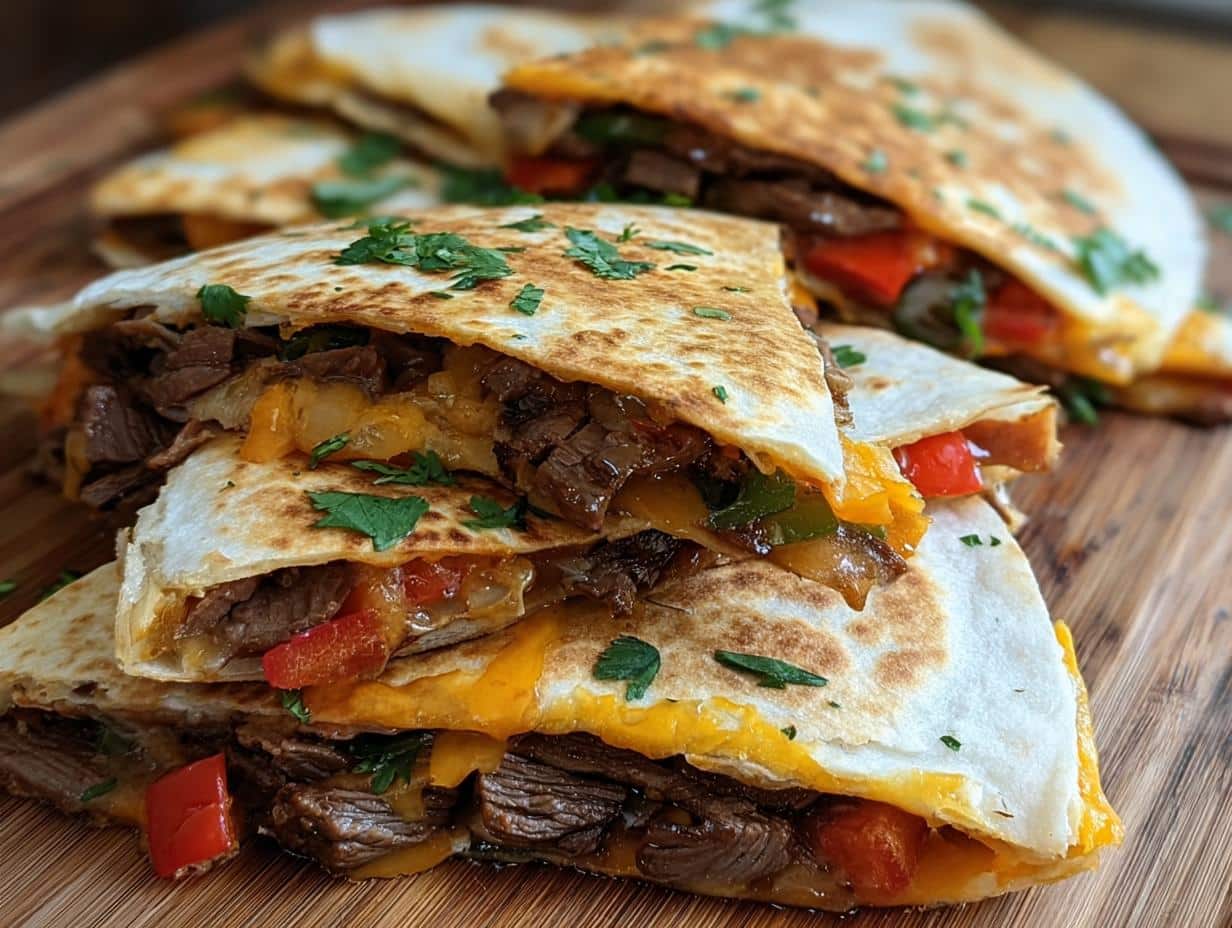 Savory Steak Fajita Quesadillas: 1 Pound of Flavor - Steak Fajita Quesadillas - additional detail