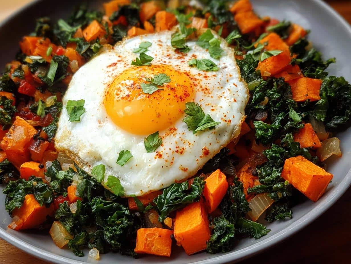Sweet Potato Kale Hash: Perfect Breakfast Treat - Sweet Potato Kale Hash - additional detail