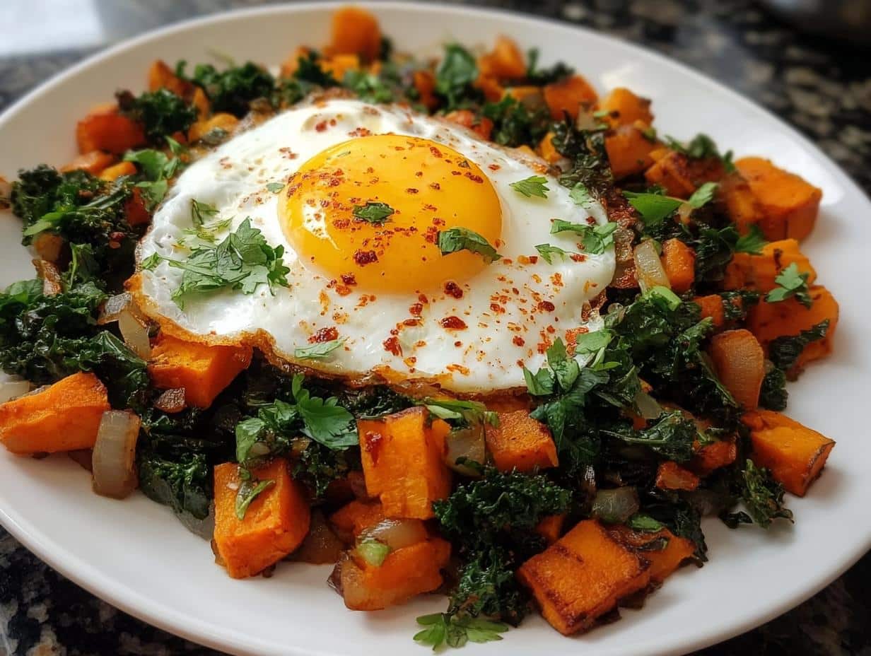 Sweet Potato Kale Hash: Perfect Breakfast Treat - Sweet Potato Kale Hash - additional detail