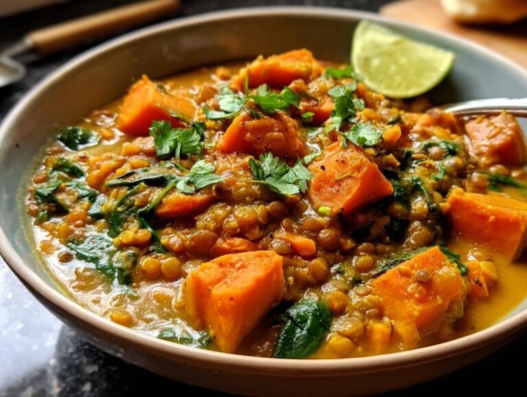 Sweet Potato Lentil Curry
