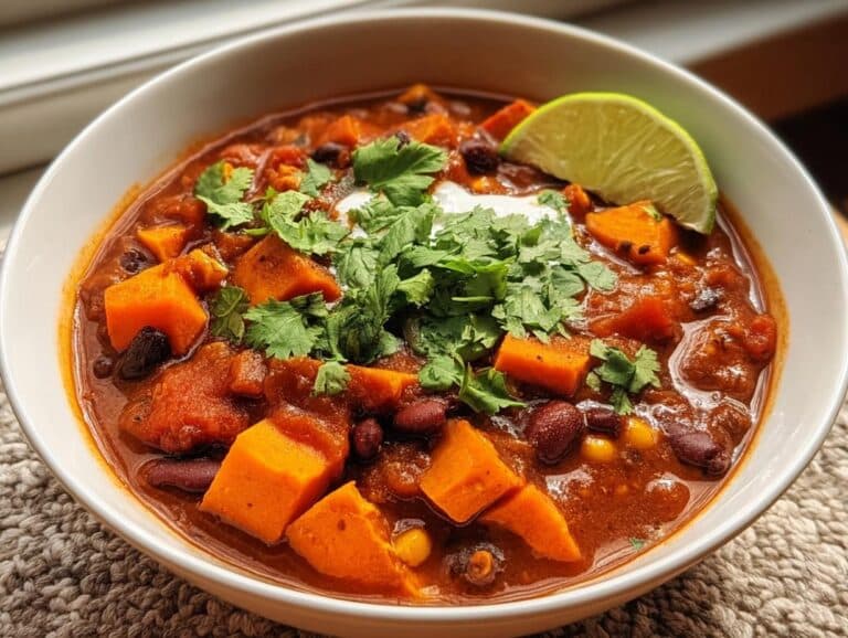 Sweet Potato Veggie Chili