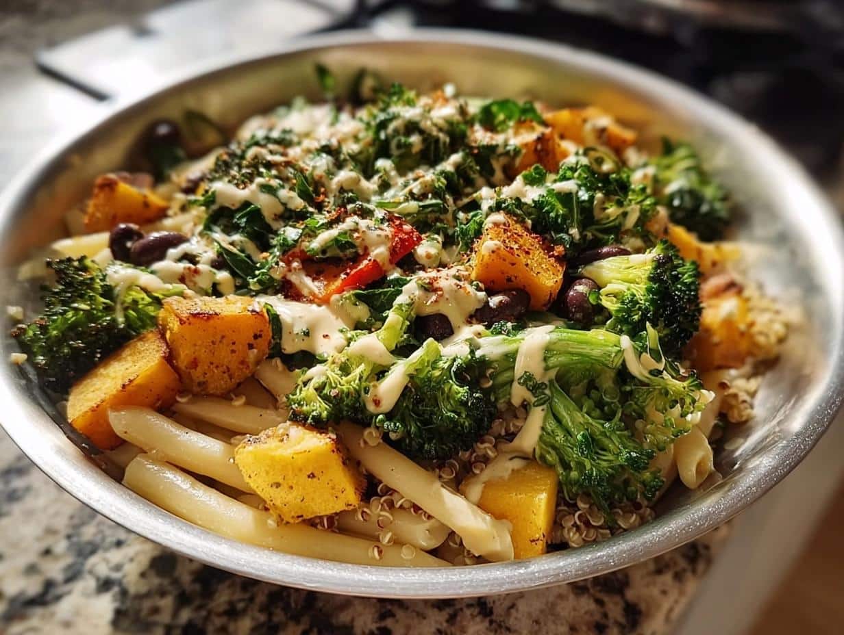 Vegetarian Dinner Bowl: 15-Minute Flavor Bomb - Vegetarian Dinner Bowl - additional detail