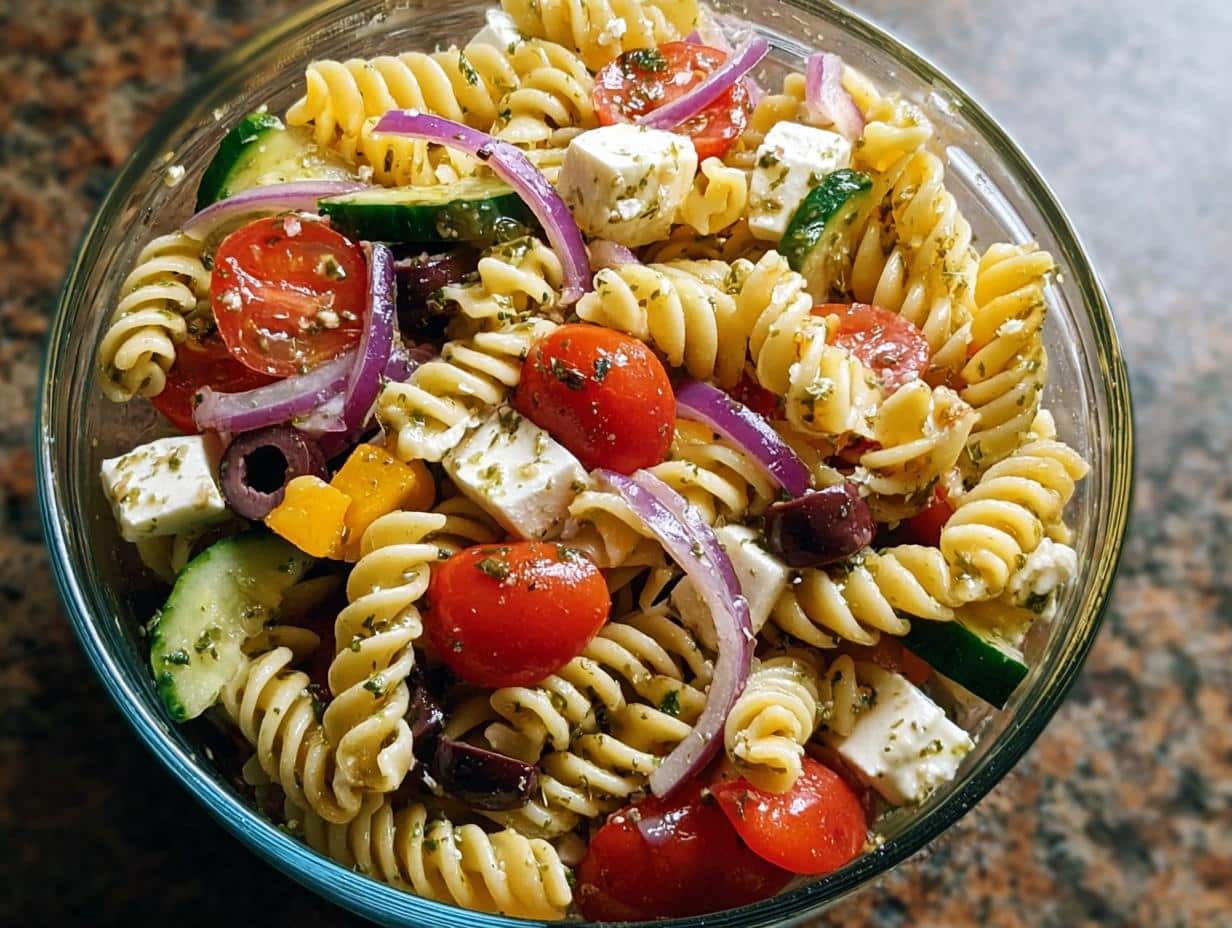 Zesty Italian Pasta Salad: 12 Oz Twist - Zesty Italian Pasta Salad - additional detail