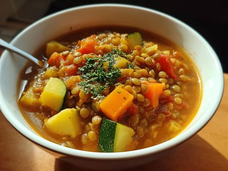 Zucchini Lentil Soup