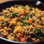Beef Rice Skillet Juicy