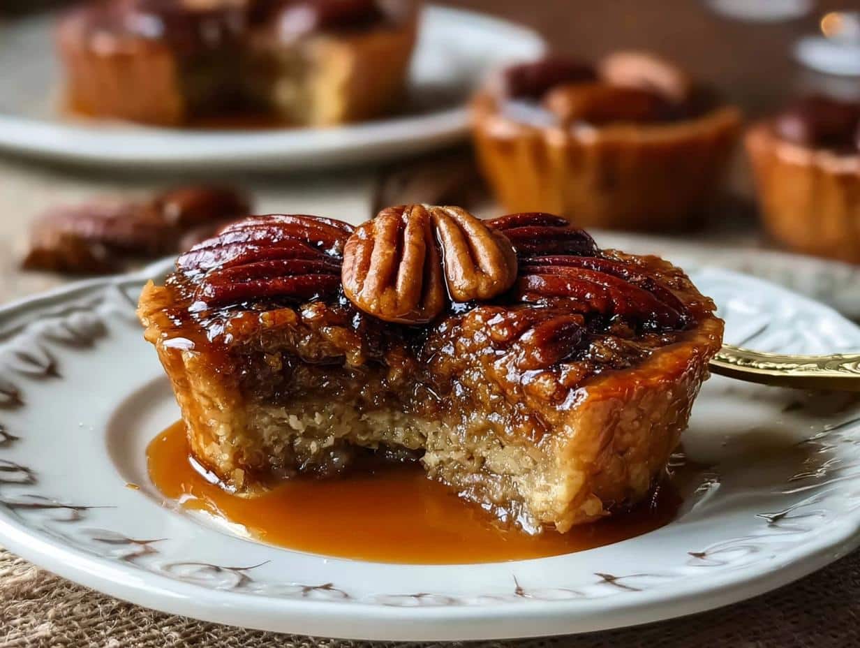 Caramel Pecan Impossible Pie