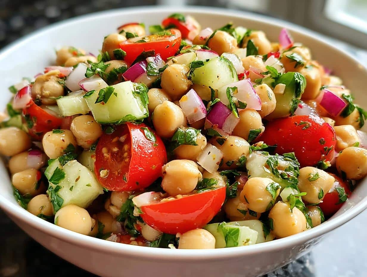 Chickpea Salad Bursts Fresh: Zesty 10-Min Recipe - Chickpea Salad Bursts Fresh - additional detail
