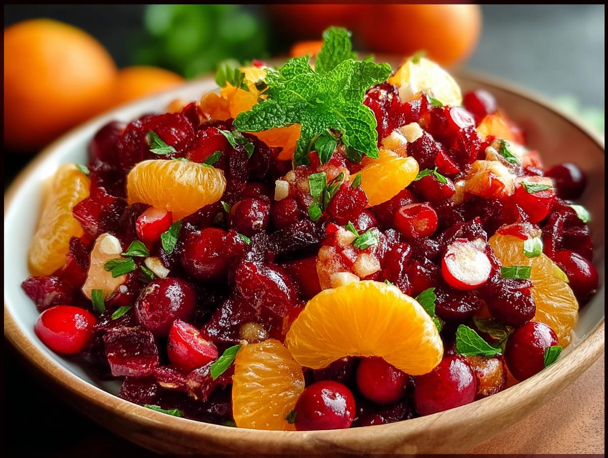 Amazing Cranberry Orange Salad Bursts: 1 Tastes - Cranberry Orange Salad Bursts - main visual representation