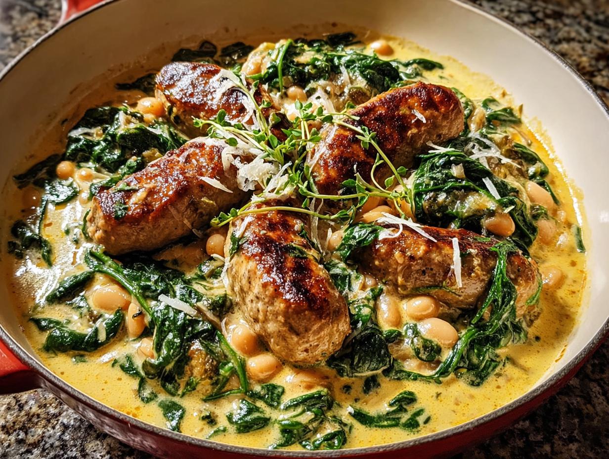 Creamy Bean Spinach Chicken