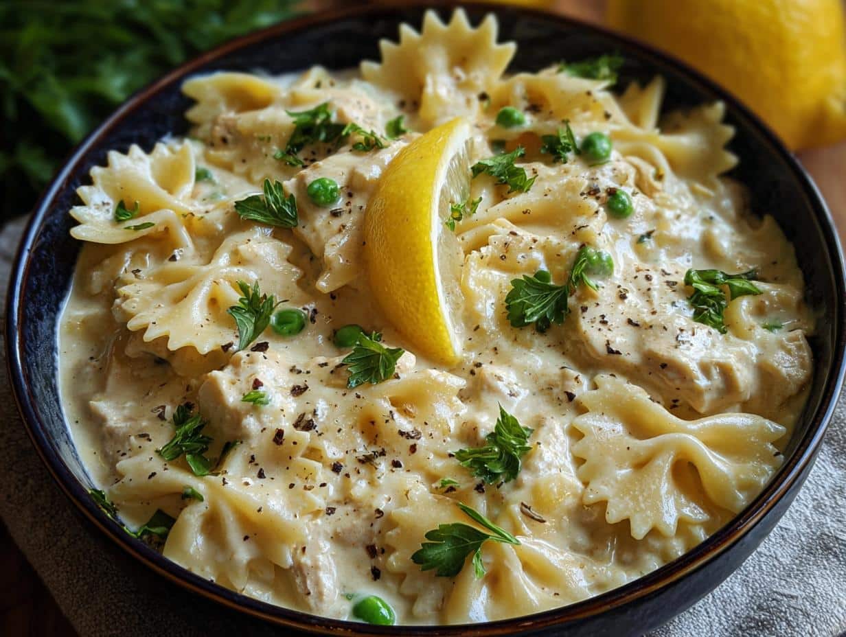 Creamy Lemon Ricotta Bowtie