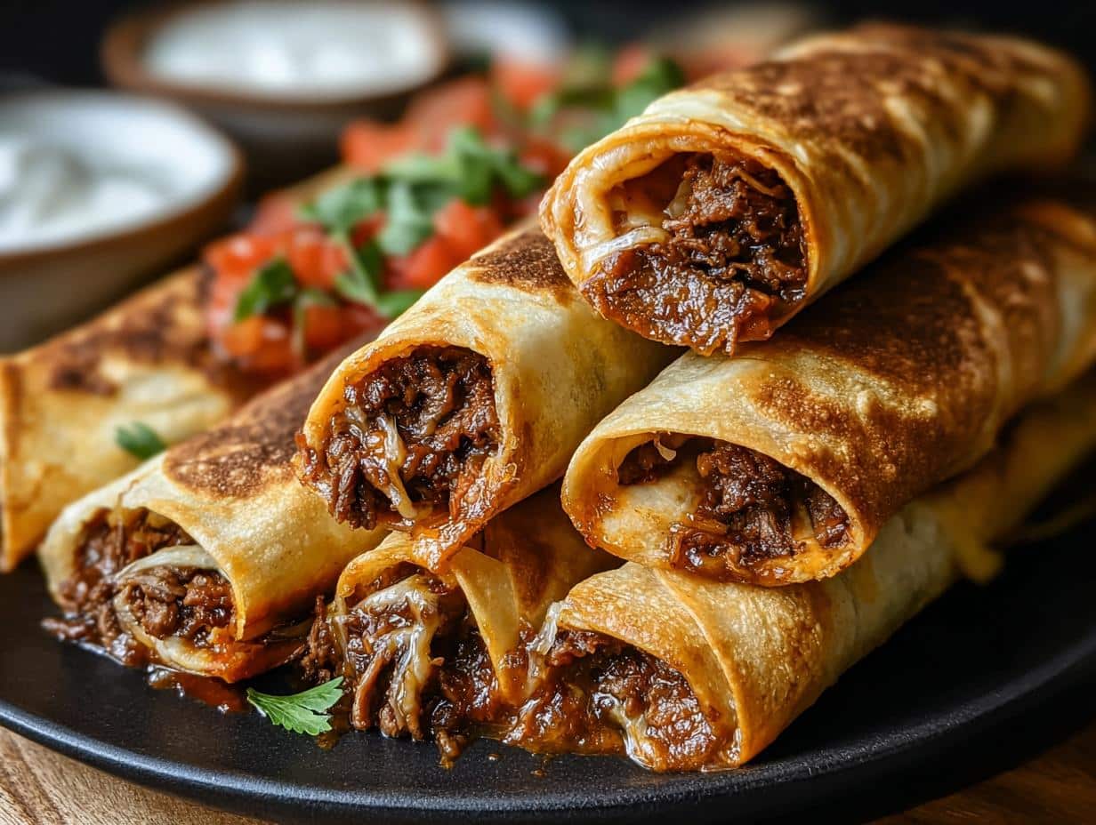 Crispy Beef Taquitos Melted: 1 Amazing Recipe - Crispy Beef Taquitos Melted - main visual representation