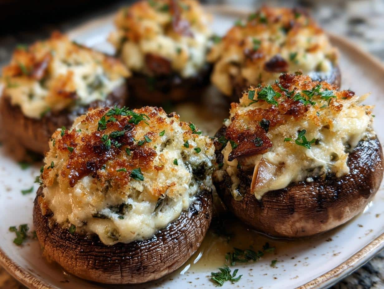 Tempting 24 Deliciously Stuffed Mushrooms Savory - Deliciously Stuffed Mushrooms Savory - additional detail