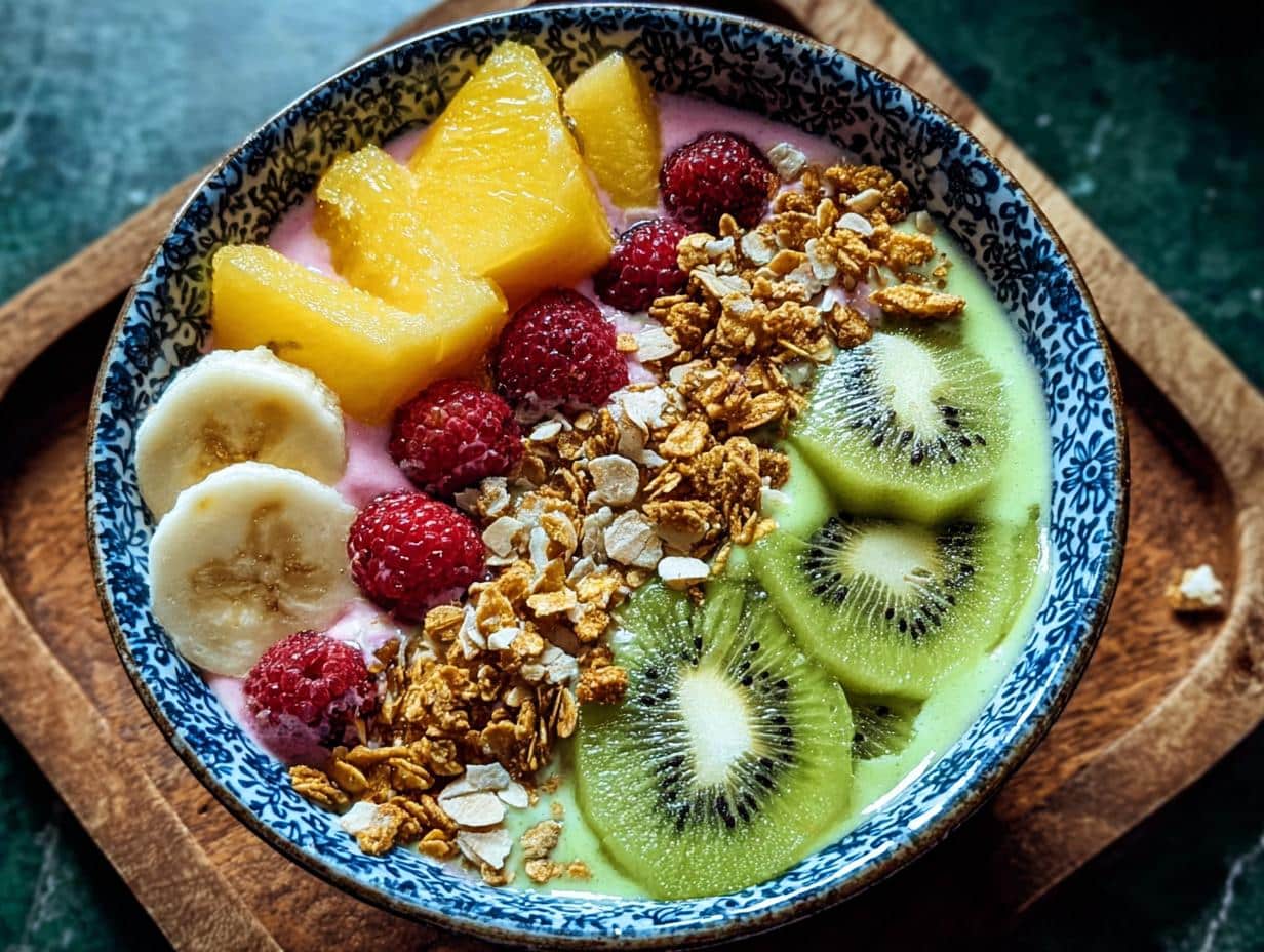 Fruit Smoothie Bowl Boost: 2-Minute Bliss - Fruit Smoothie Bowl Boost - main visual representation