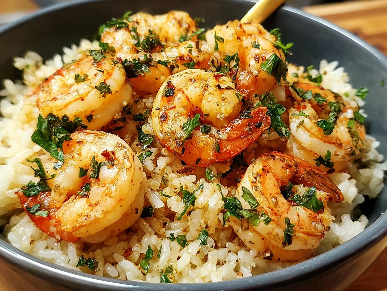 Garlic Butter Shrimp Rice: 1 Pan, Perfect Dinner Recipe - Garlic Butter Shrimp Rice - main visual representation
