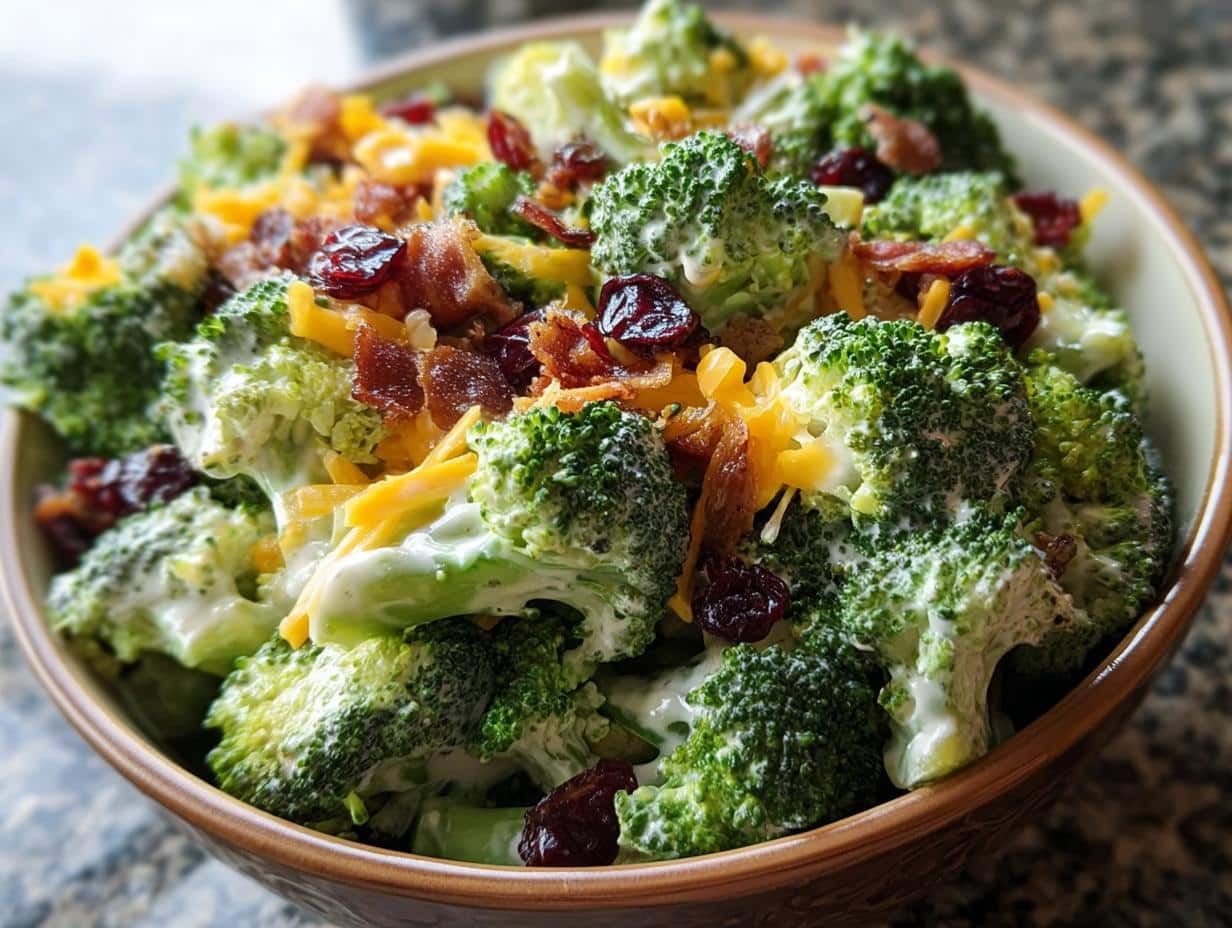 Tempting Healthy Broccoli Salad Cheddar Perfection - Healthy Broccoli Salad Cheddar - main visual representation