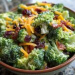 Healthy Broccoli Salad Cheddar
