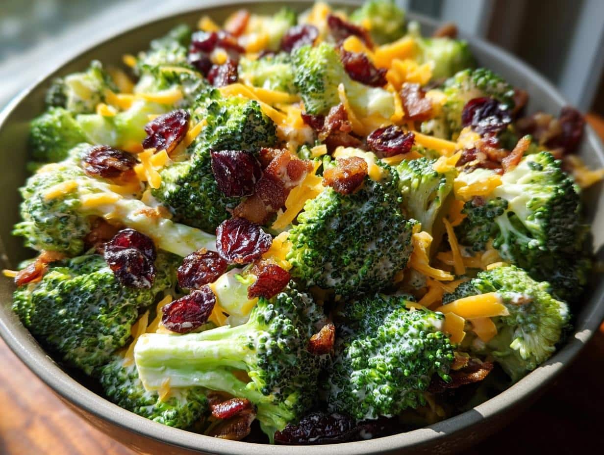 Tempting Healthy Broccoli Salad Cheddar Perfection - Healthy Broccoli Salad Cheddar - additional detail