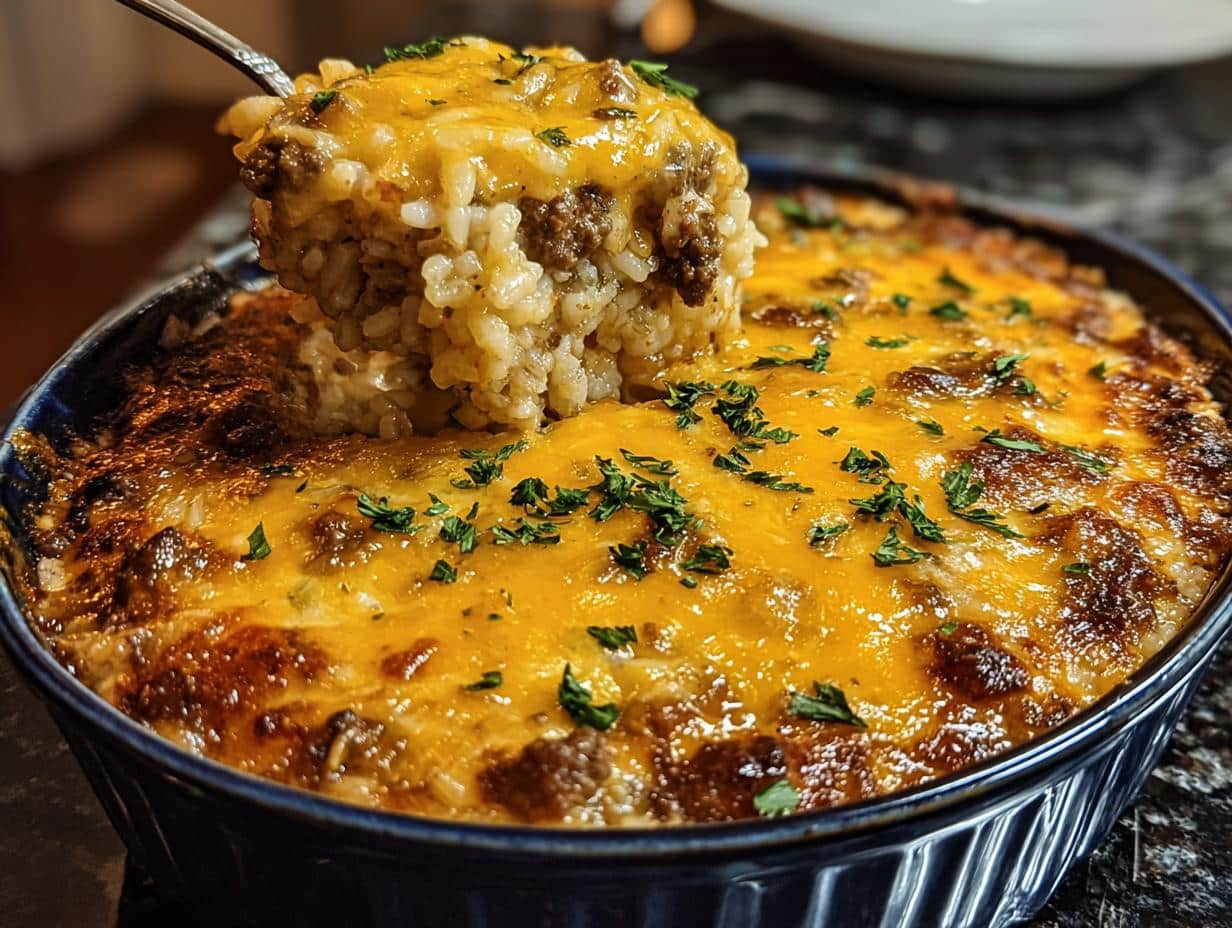 Hearty Beef Rice Casserole: Amazing 1-Dish Comfort - Hearty Beef Rice Casserole - additional detail