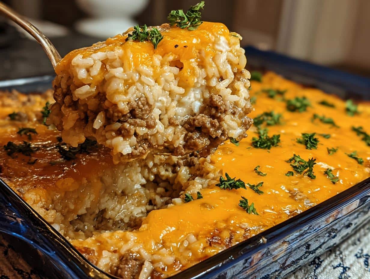 Hearty Beef Rice Casserole: Amazing 1-Dish Comfort - Hearty Beef Rice Casserole - additional detail