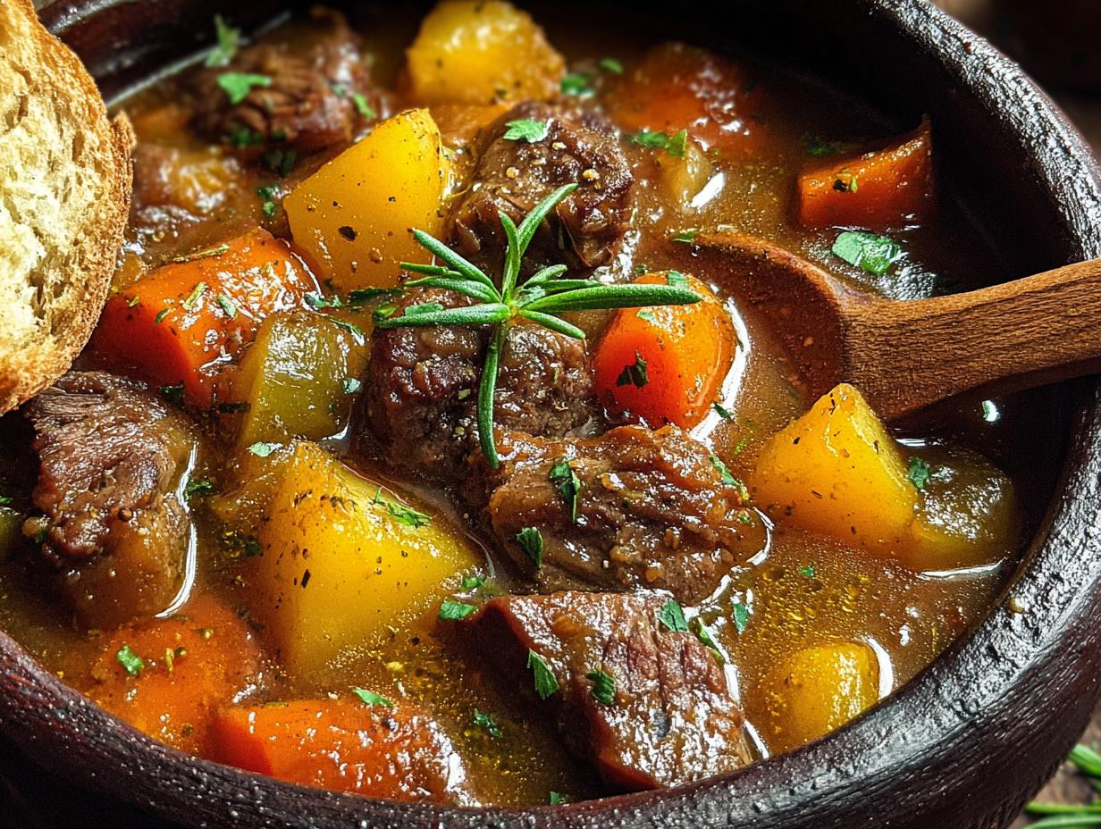 Hearty Beef Vegetable Stew: 1 Amazing Comfort Meal - Hearty Beef Vegetable Stew - additional detail