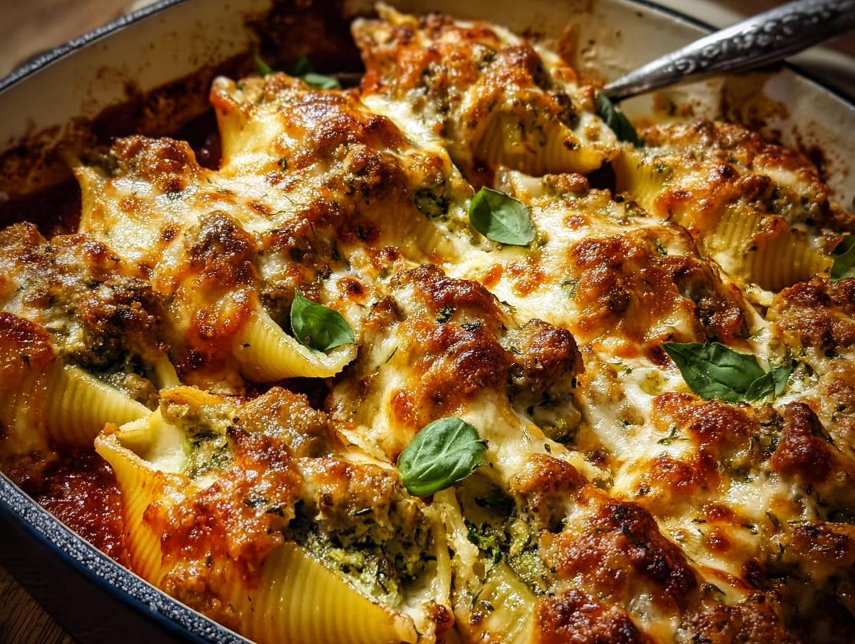 Herb Zucchini Stuffed Jumbo