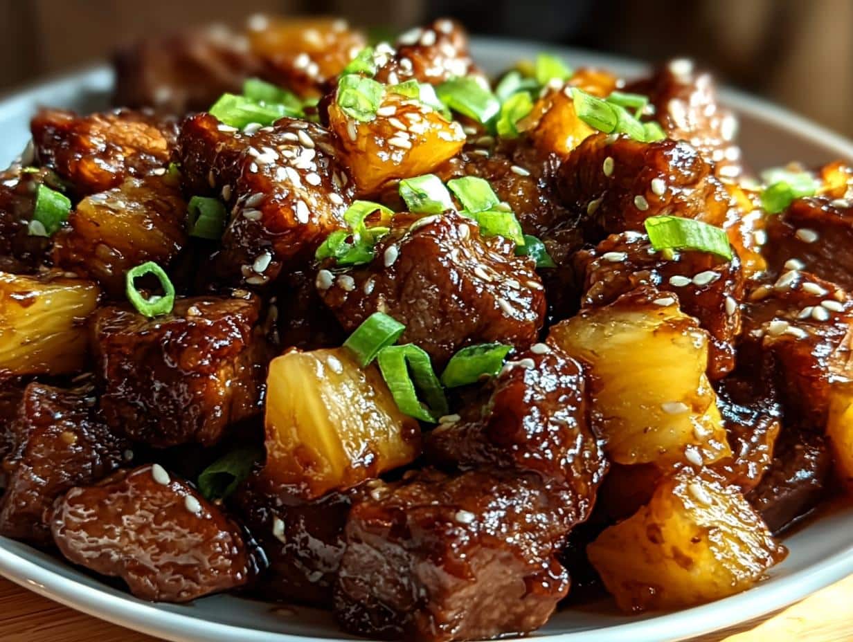 Irresistible Sticky Pineapple Brown