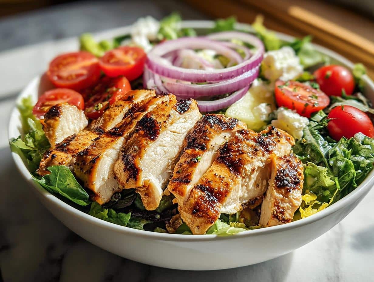 Juicy Grilled Chicken Salad