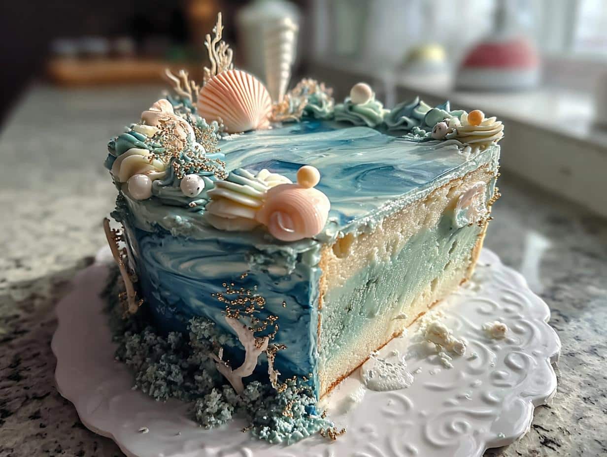 Magical Mystical Ocean Vintage Cake: 1 Dreamy Recipe - Magical Mystical Ocean Vintage - additional detail