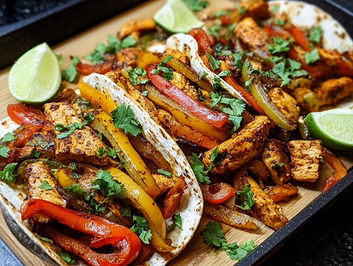 Amazing One Pan Chicken Fajitas: 4 Quick Steps - One Pan Chicken Fajitas - additional detail