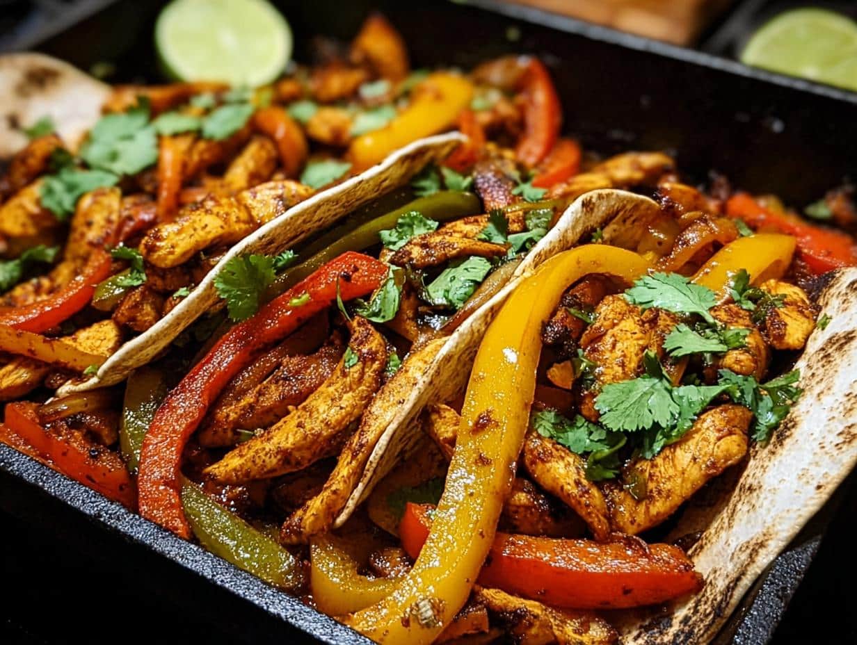 Amazing One Pan Chicken Fajitas: 4 Quick Steps - One Pan Chicken Fajitas - additional detail