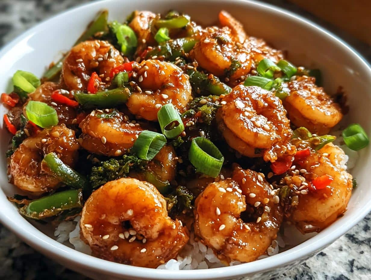 Shrimp Stir Fry Bursts