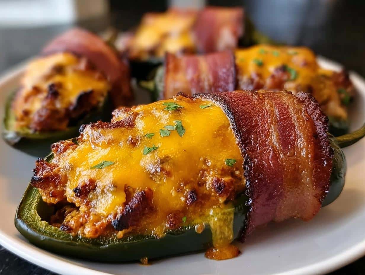 Smoky Stuffed Poblano Peppers
