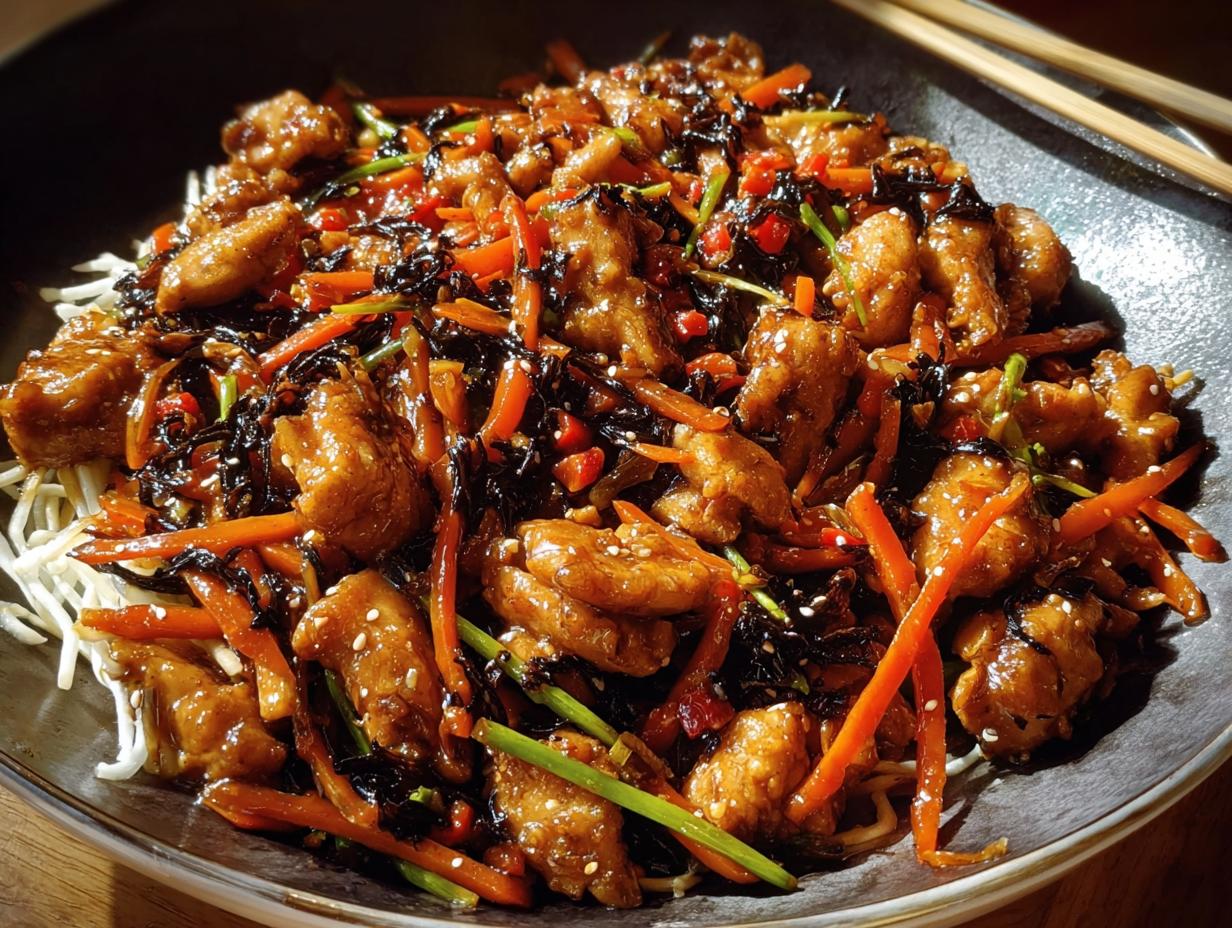 Sweet Tangy Chicken Stir: Amazing 15-min Meal - Sweet Tangy Chicken Stir - additional detail