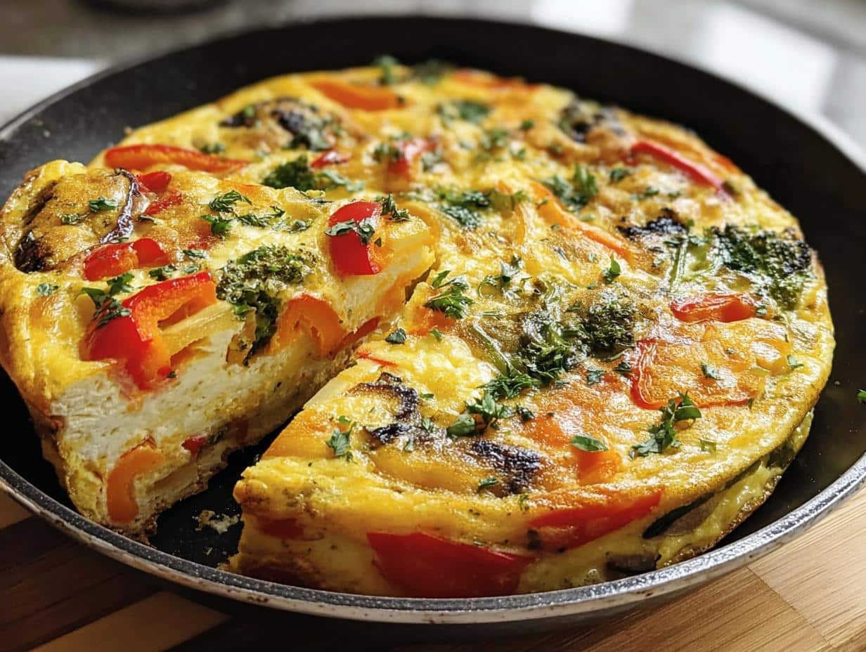 Vegetable Frittata: 1 Amazing Recipe - Vegetable Frittata - additional detail