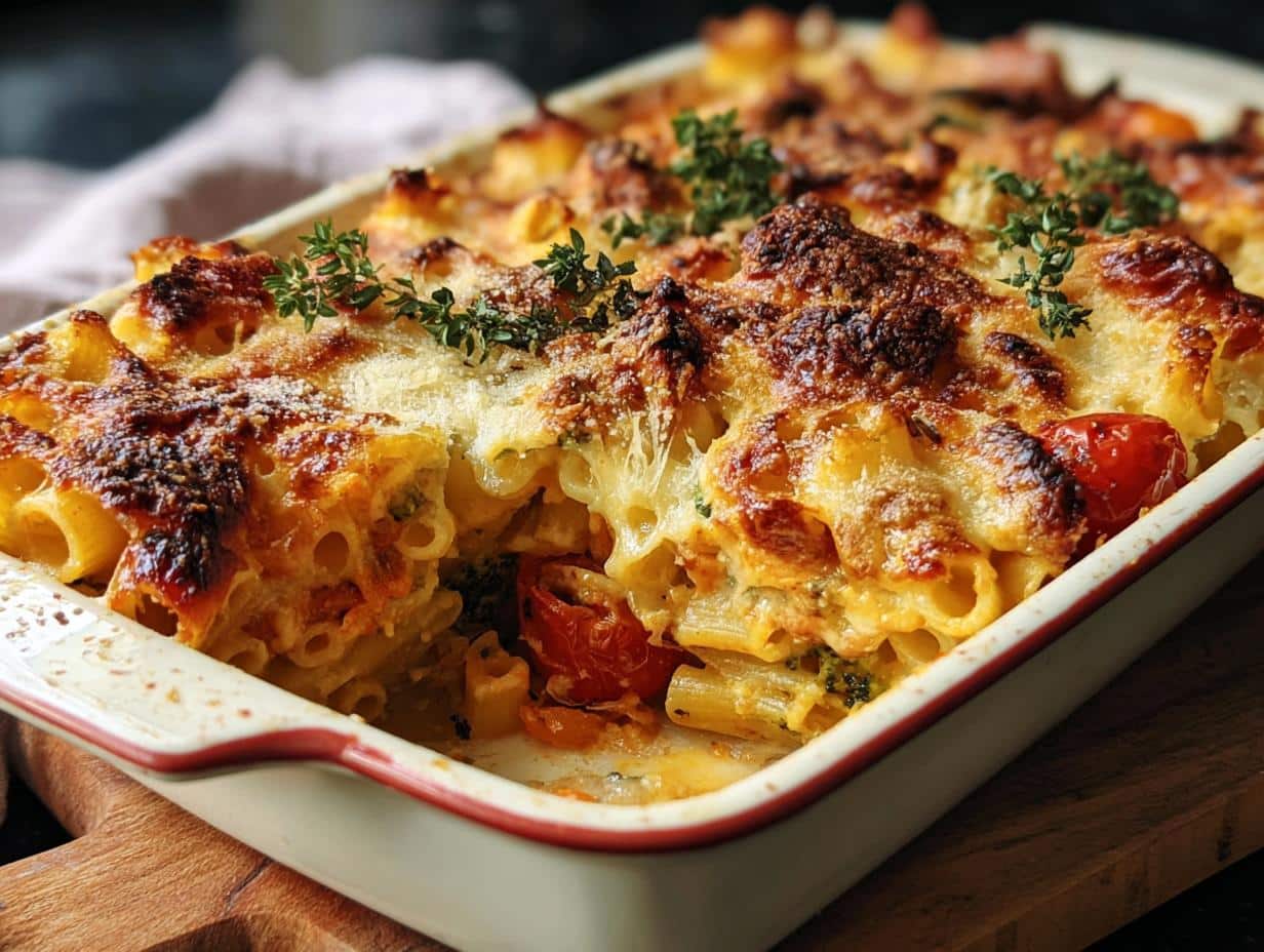 Veggie Pasta Bake Loaded