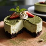 Bake Matcha Cheesecake