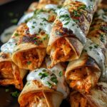 Buffalo Chicken Taquitos Creamy