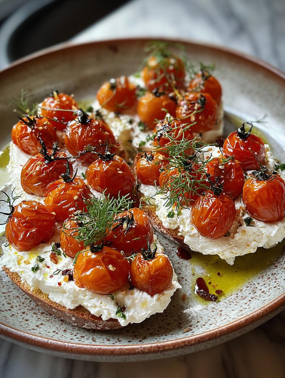 Cherry Tomato Confit Whipped