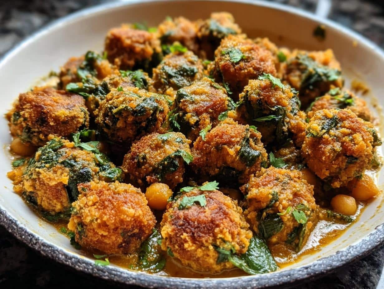 Amazing Chickpea Spinach Curry Bursts: Simple Recipe - Chickpea Spinach Curry Bursts - additional detail