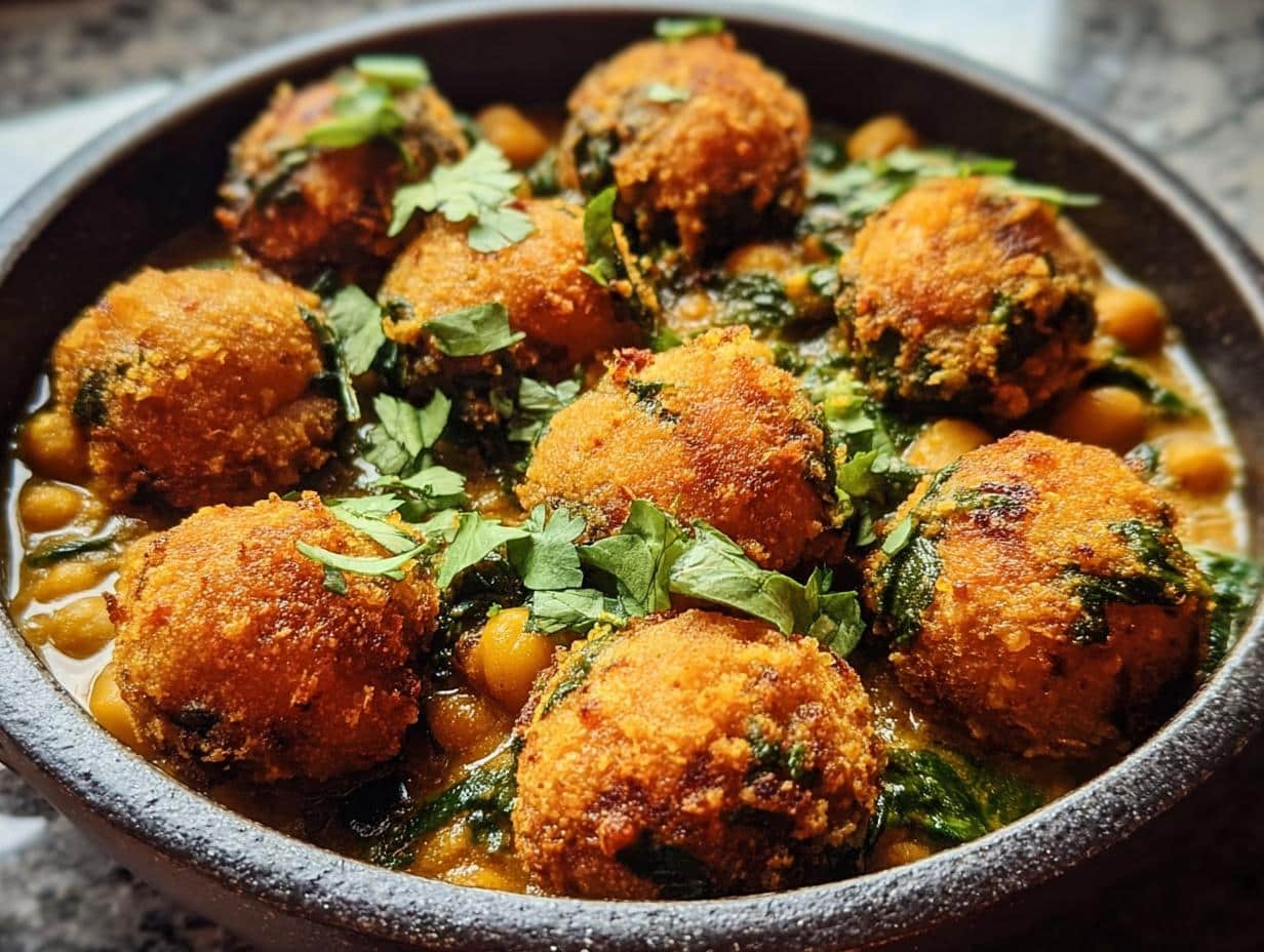 Amazing Chickpea Spinach Curry Bursts: Simple Recipe - Chickpea Spinach Curry Bursts - additional detail