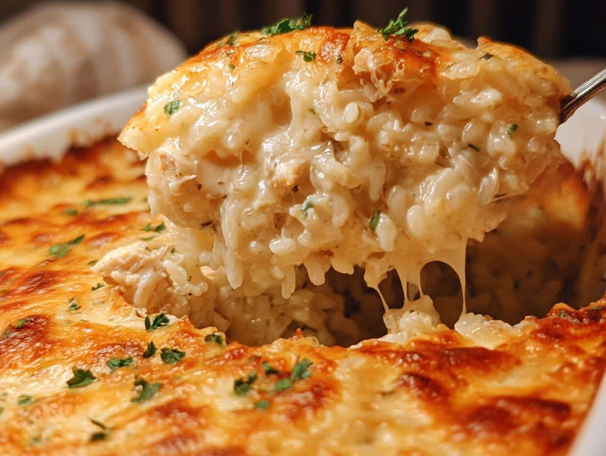 Creamy Chicken Rice Casserole: 1 Amazing Comfort Dish - Creamy Chicken Rice Casserole - main visual representation