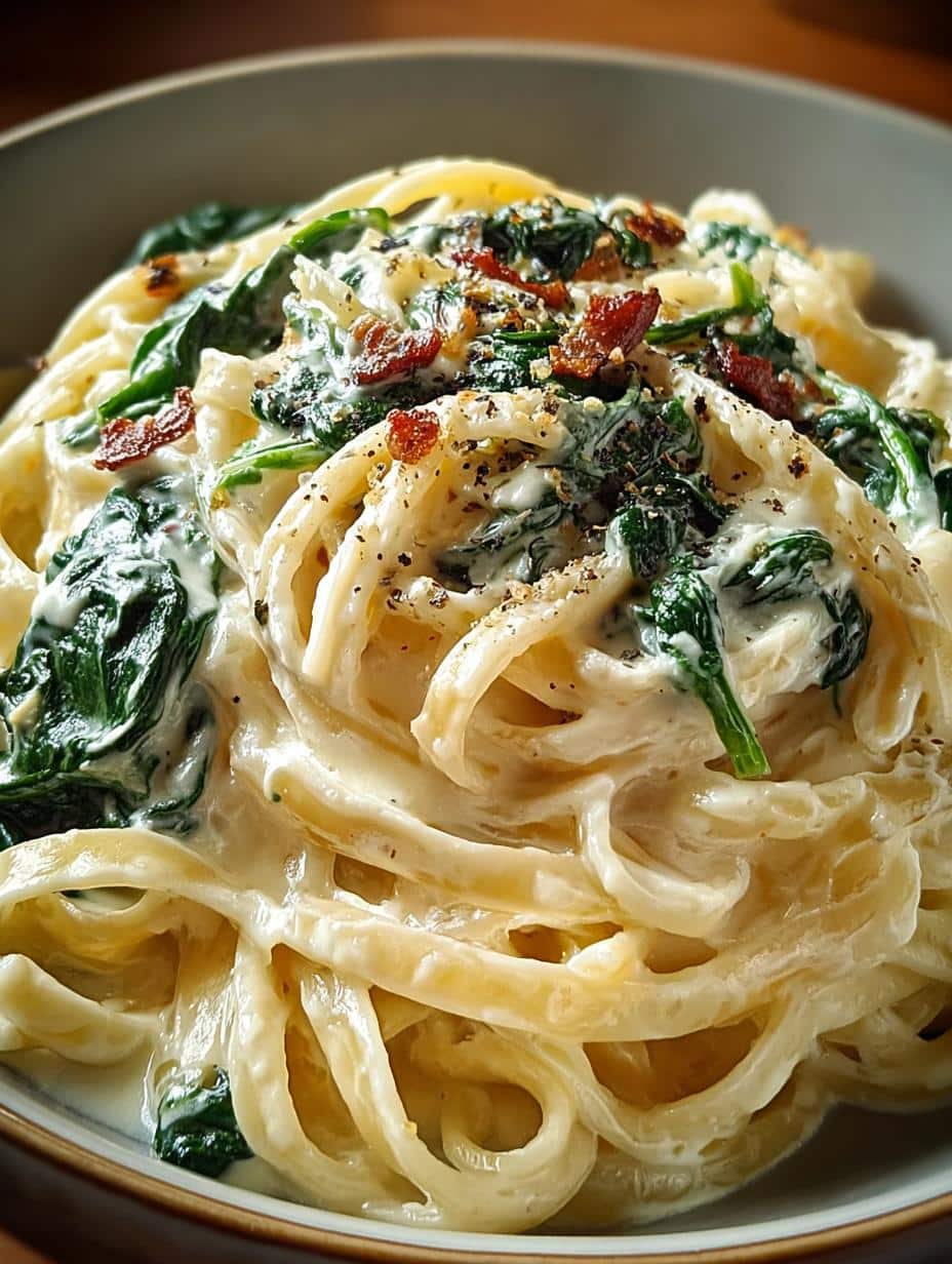 Creamy Spinach Alfredo Pasta: 7 Comforting Secrets - Creamy Spinach Alfredo Pasta - main visual representation