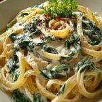 Creamy Spinach Alfredo Pasta