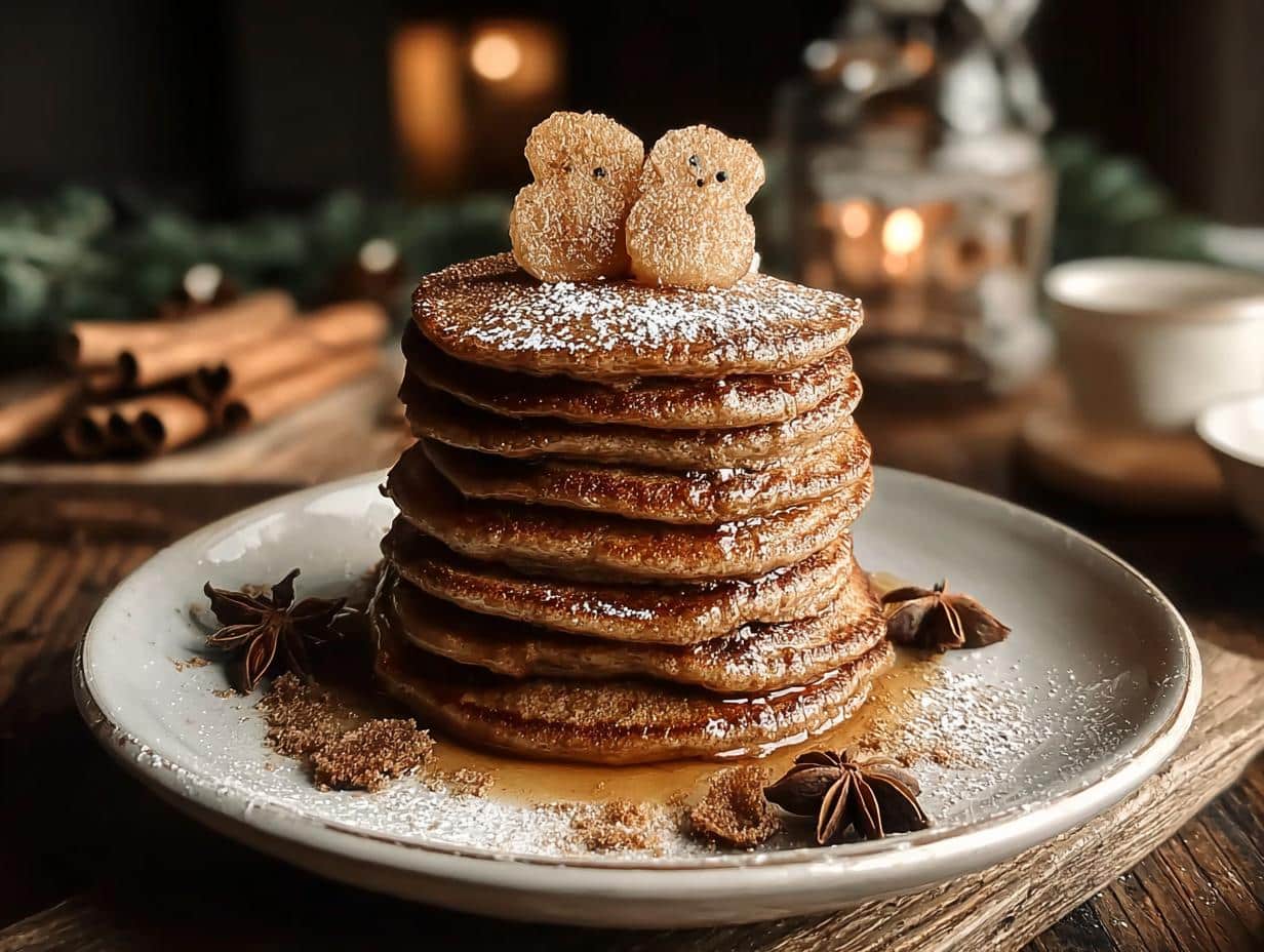 Irresistible Gingerbread Pancakes Cozy: 200 Calorie Treat - Irresistible Gingerbread Pancakes Cozy - main visual representation