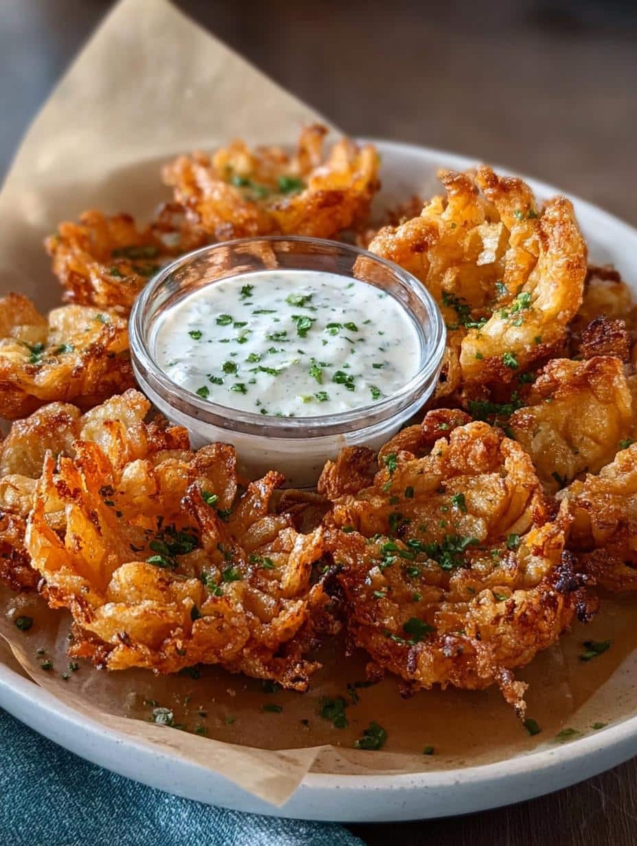 Mini Crispy Blooming Onions