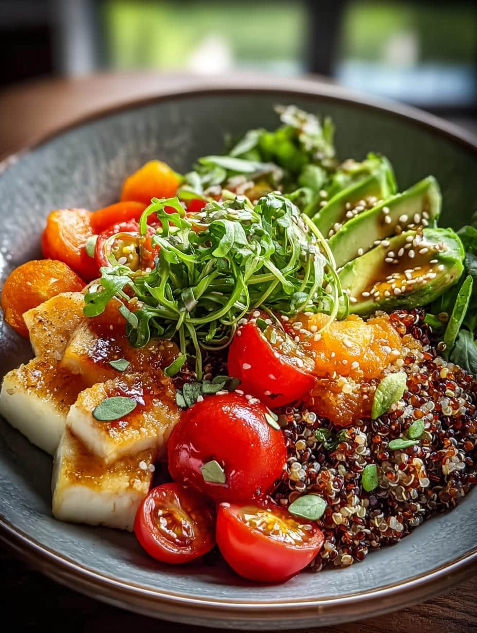 Quinoa Veggie Bowl Packed with Fresh, Bold Flavors - Quinoa Veggie Bowl Packed - additional detail