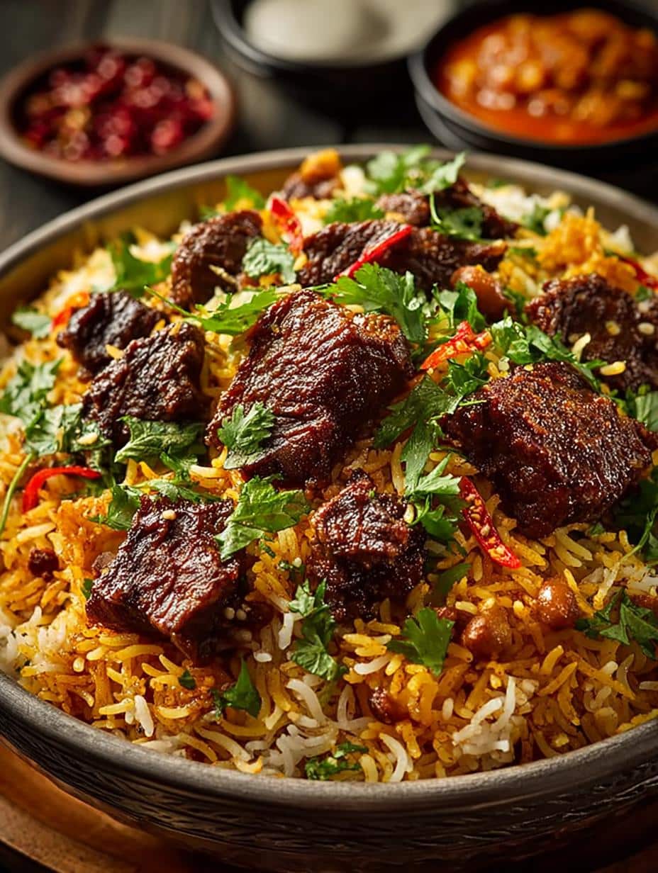 Aromatic Beef Pulao