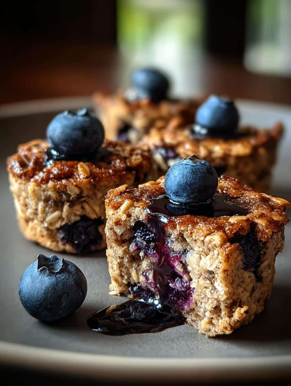 Easy Blueberry Oatmeal Pancake Bites for Your Morning Boost - Blueberry Oatmeal Pancake Bites - additional detail