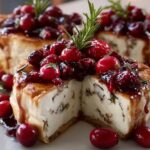 Brie Cheese Cranberry Christmas
